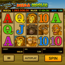 Yoyo Casino - Mega Moolah Slot Game - Progressive Jackpot